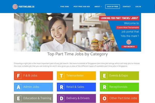 parttimejobs.sg site used Part-tim-jobs
