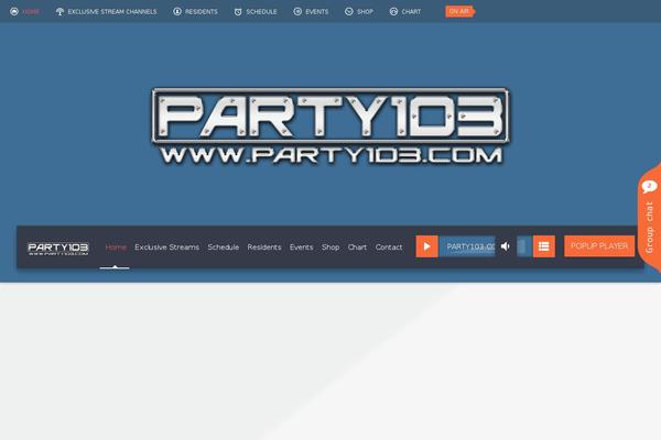 party103.com site used On-air
