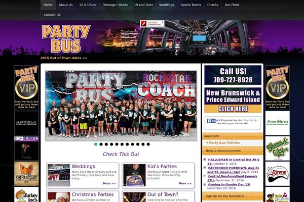 partybus.ca site used Partybus