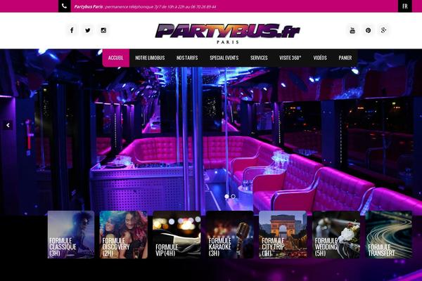 partybus.fr site used Grimeygfx