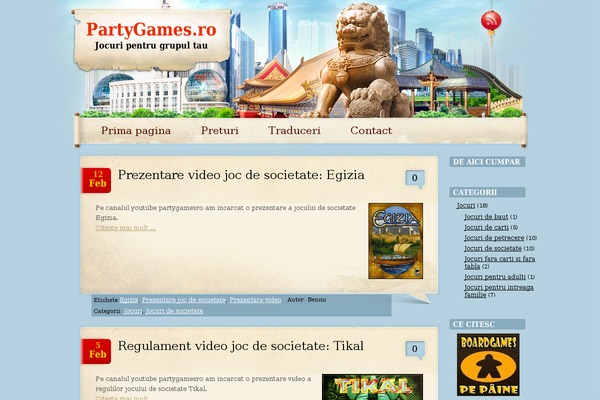 partygames.ro site used Simple China