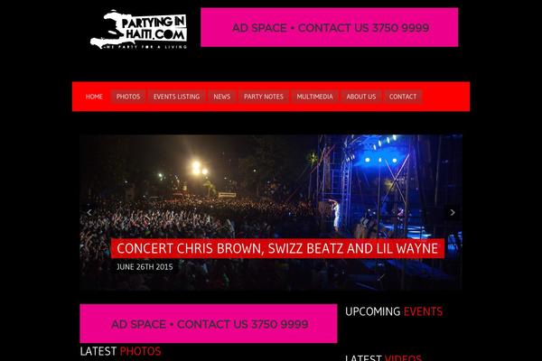 partyinginhaiti.com site used Clubber