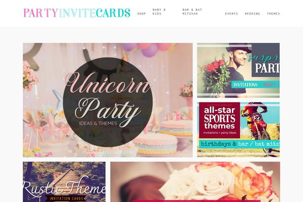 partyinvitecards.com site used Studiothemeres