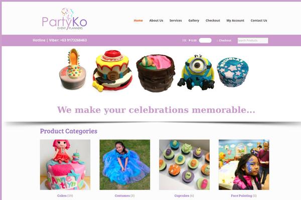 partyko.com site used Mystile Child