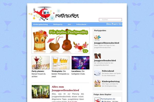partykopter.de site used Partykopter