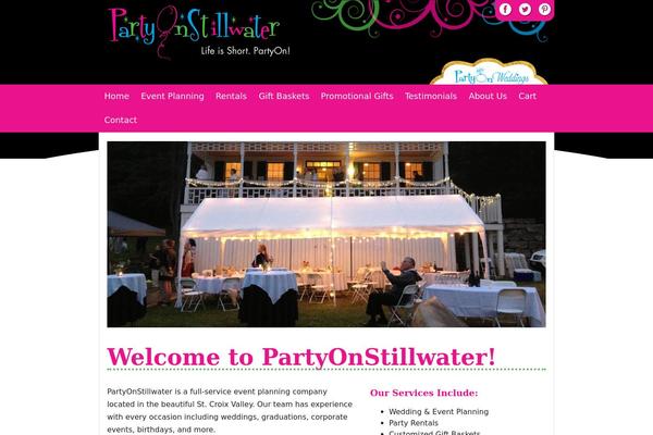 partyonstillwater.com site used Partyonstillwater