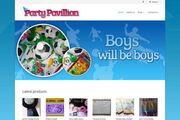 partypavillion.com.au site used Shoppica