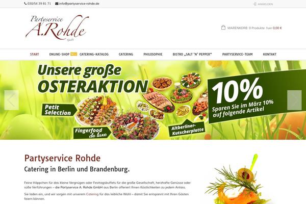 Legenda theme site design template sample