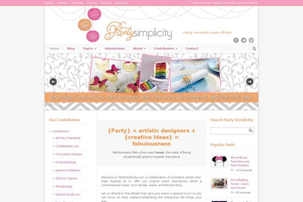 partysimplicity.com site used Modernize-v3-21