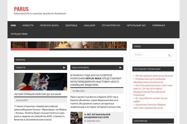 Dynamic News Lite theme site design template sample