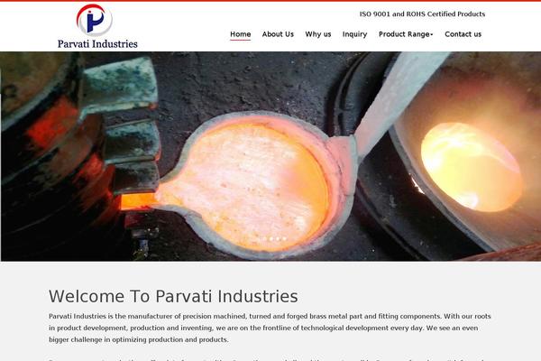 parvatibrass.com site used Parvati-brass