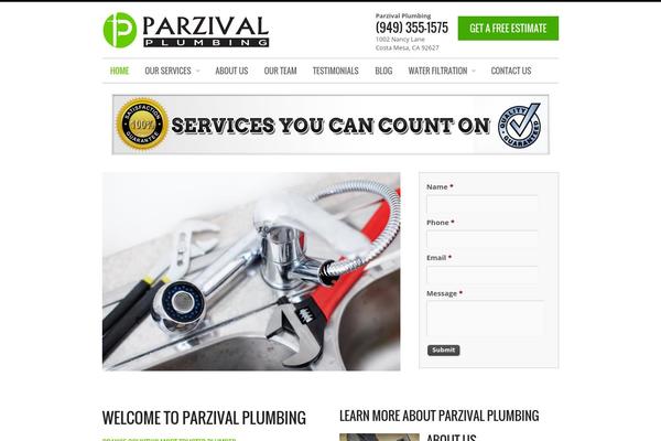 WordPress website example screenshot