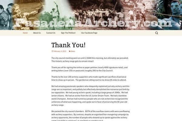 Twenty Thirteen theme site design template sample