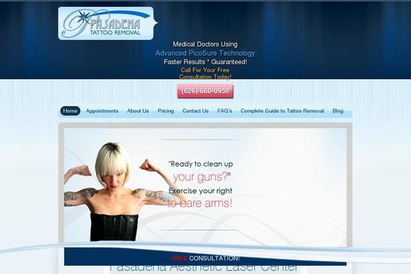 WordPress website example screenshot