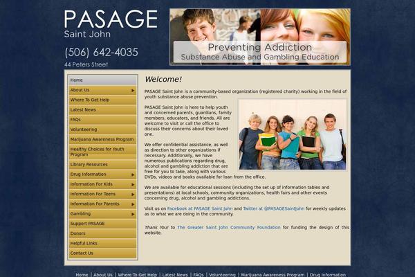 pasage.ca site used Pasage