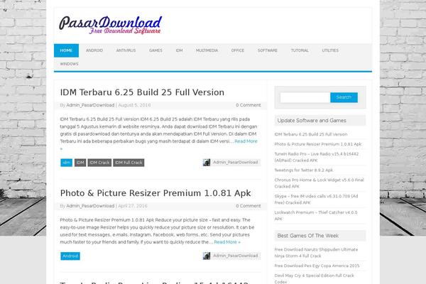 pasardownload.com site used Blognow-pro_3