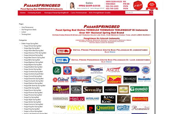 pasarspringbed.com site used Woodenbox