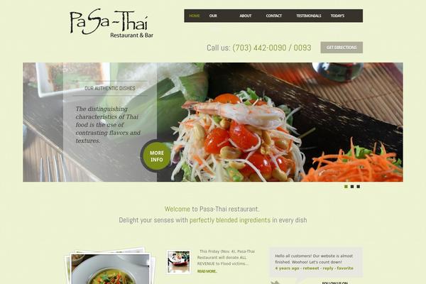 pasathairestaurant.com site used Feast