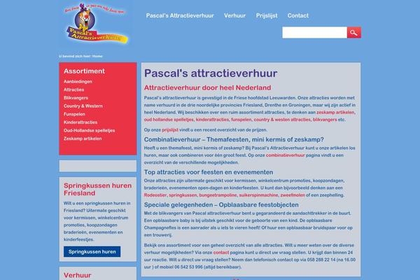 pascal-attracties.nl site used Pascal