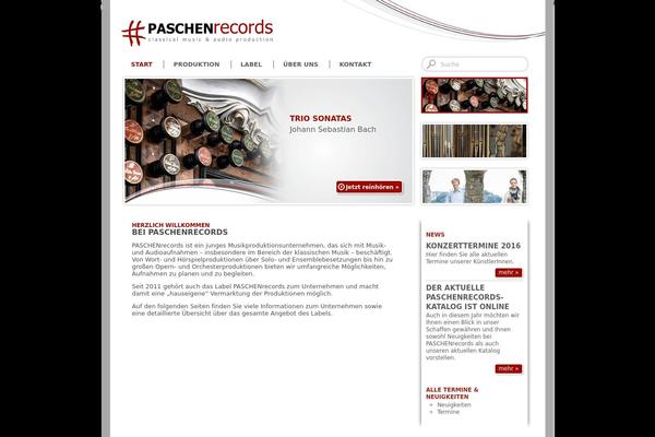 paschen-projects.de site used Precords-1.7