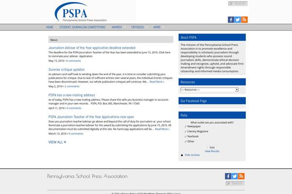 WordPress website example screenshot
