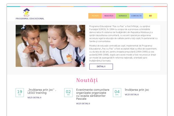 Preschool and Kindergarten theme site design template sample