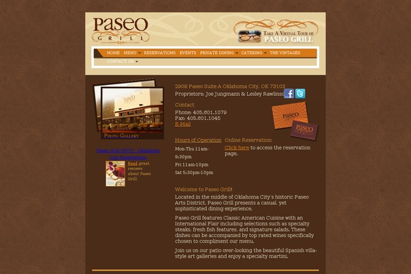 paseogrill.com site used Paseogrill