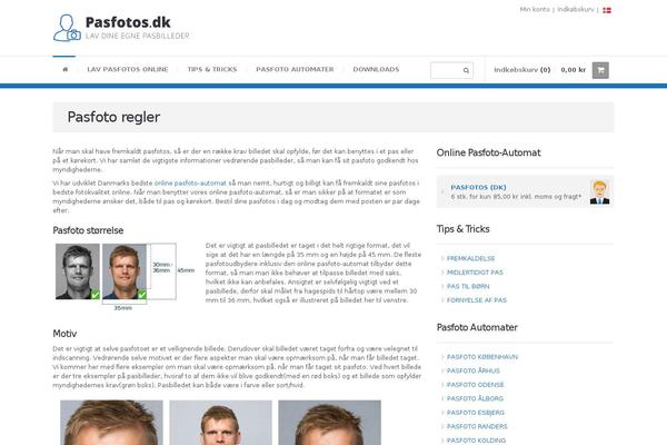 pasfotos.dk site used Webmarket