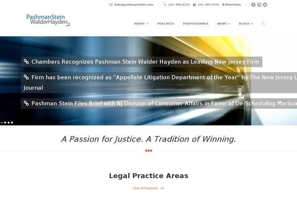 pashmanstein.com site used Lawyerbase-child