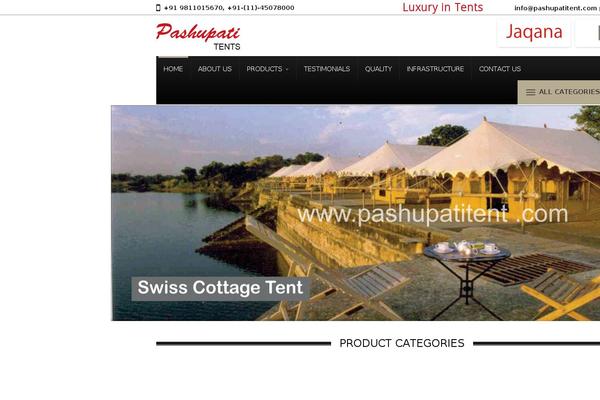 pashupatitent.com site used Pashupati-tents