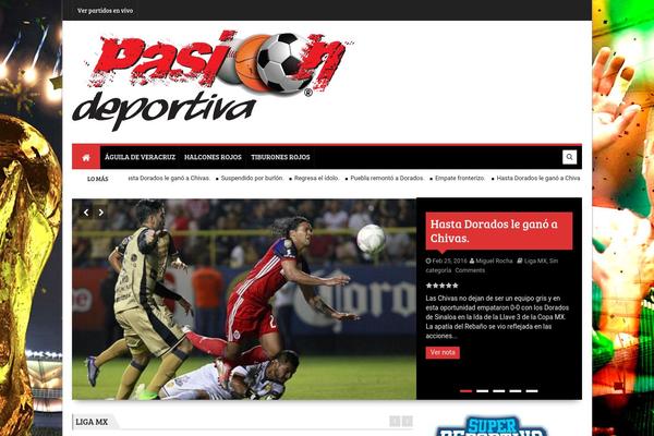 pasiondeportiva.mx site used Megnet