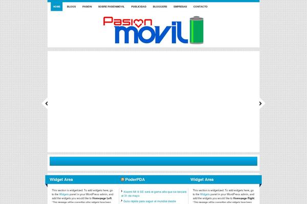 pasionmovil.com site used Organic_bold_blue