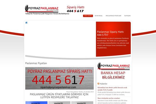 paslanmazfiyatlari.org site used Paslanmaz