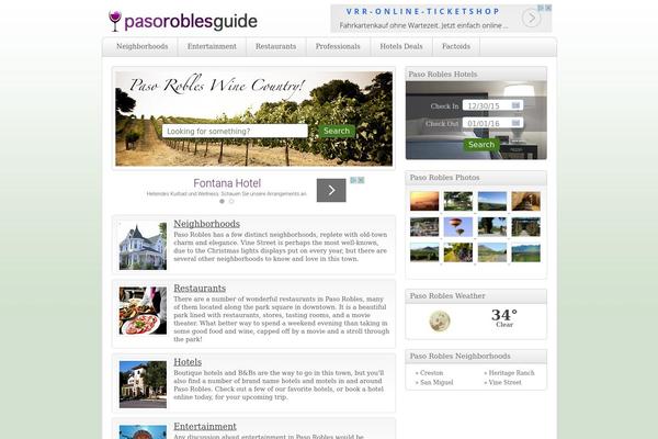 pasoroblesguide.com site used Gradient-green