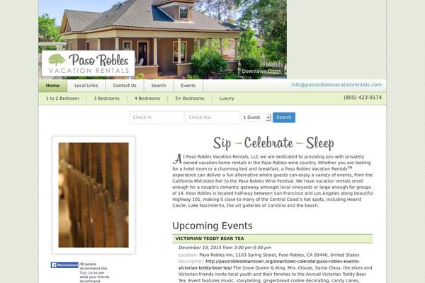 pasoroblesvacationrentals.com site used Prvr