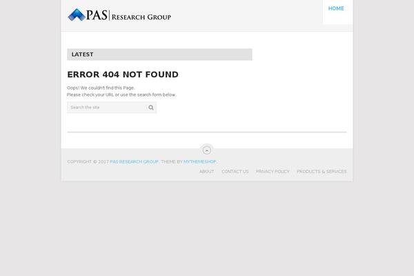 Vantage theme site design template sample
