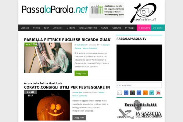 passalaparola.net site used Koresponsive