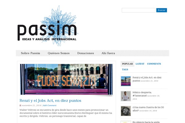 passim.eu site used Initiator