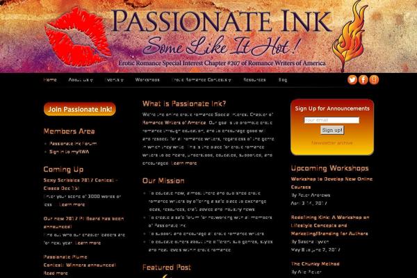 passionateink.org site used Pi-theme