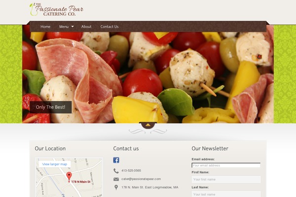 The Restaurant theme site design template sample