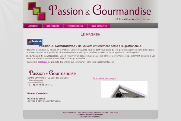 passionetgourmandise.fr site used Petg