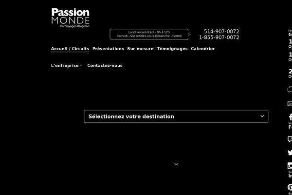 passionmonde.com site used Passion