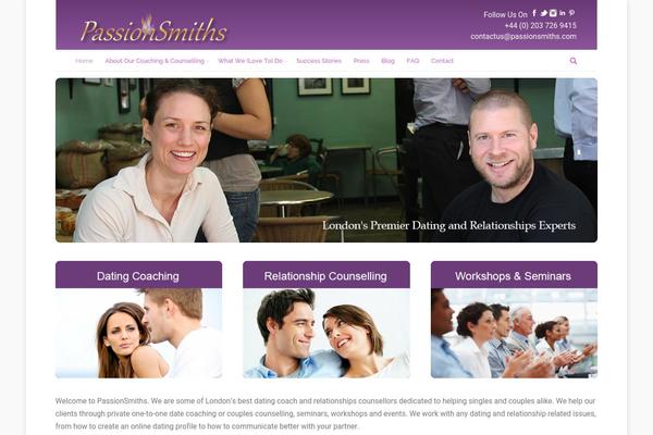 The7 theme site design template sample