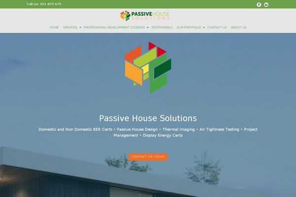 passivehousesolutions.ie site used Llorix-one-lite