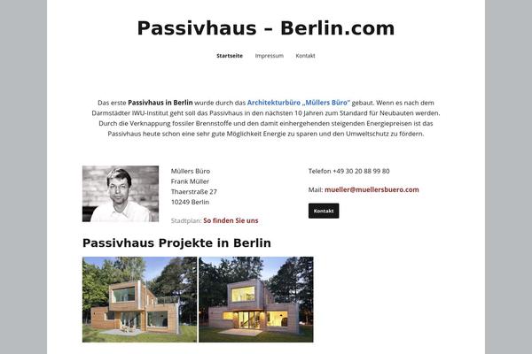 WordPress website example screenshot