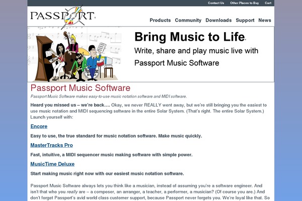 passportmusic.com site used Jet-one