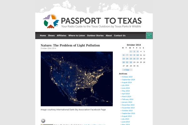 passporttotexas.org site used Passport-summer