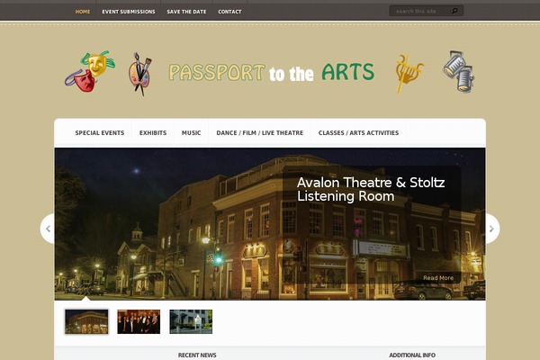 WordPress website example screenshot