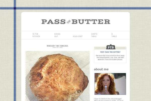 passthebutterblog.com site used Passthebutter