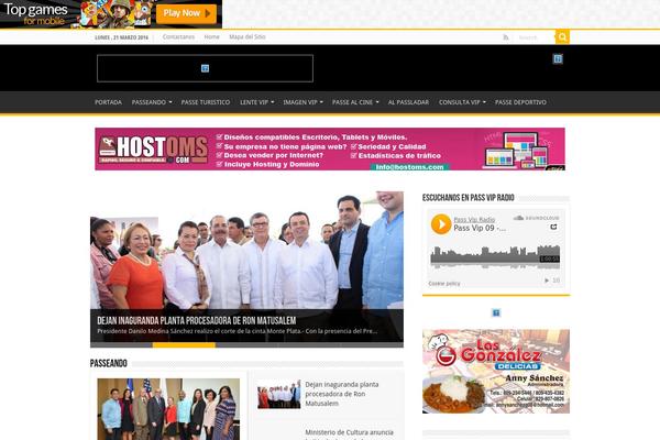 Sahifa theme site design template sample